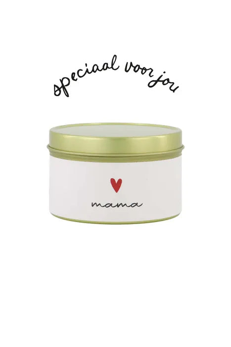 Geurkaars in katoenen zakje mama
