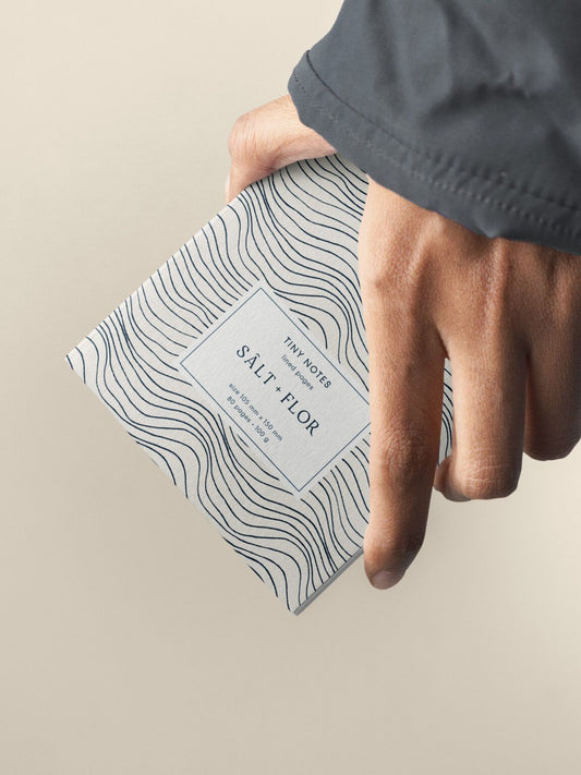 Salt + Flor tiny notes golven