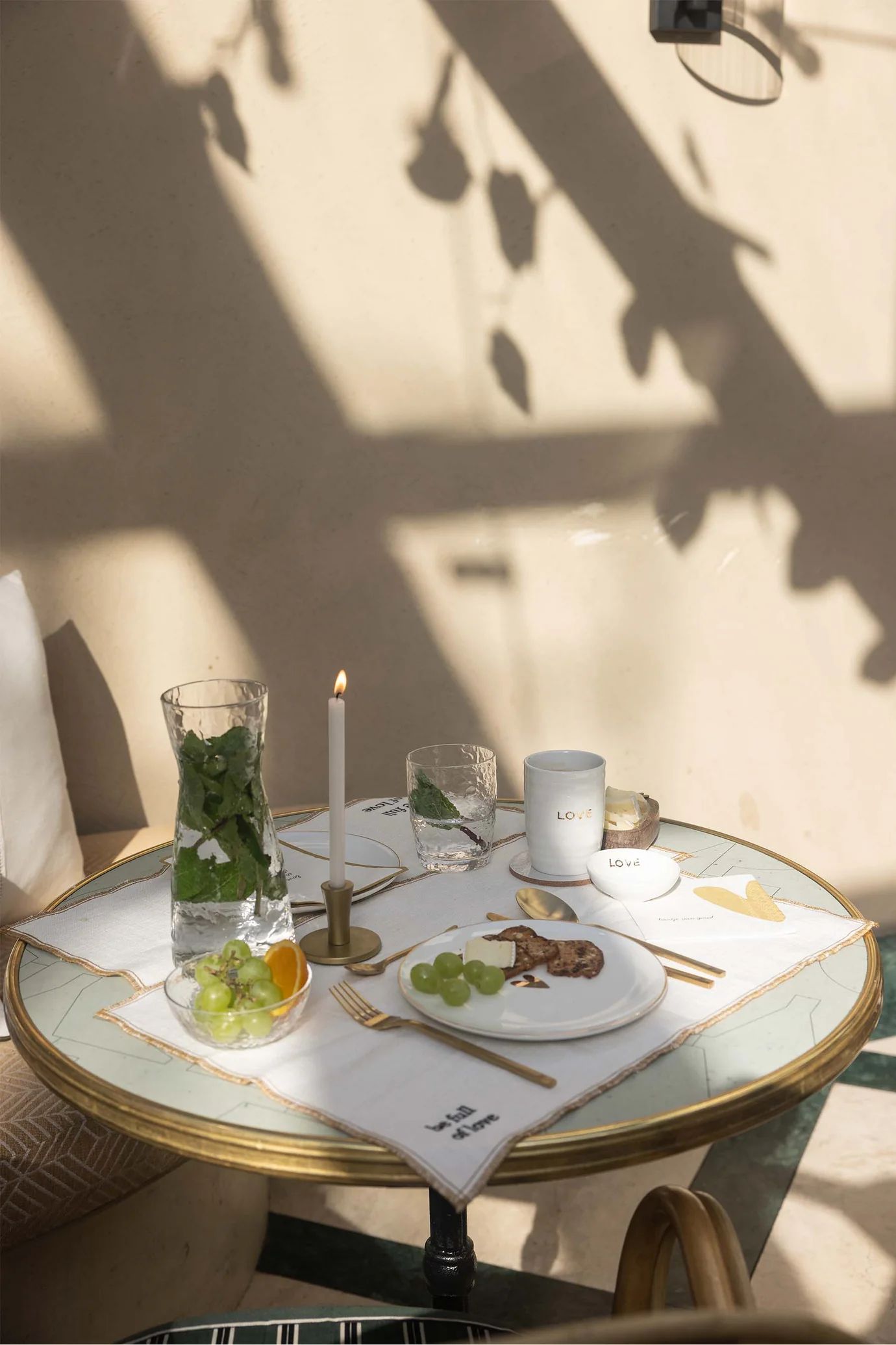 Zusss waterkan glas hartje