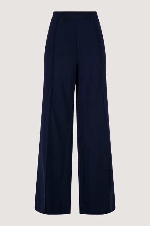 Broek met superstretch en naad middenvoor