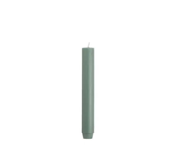 Rustik lys Dinerkaars Oliegroen 18cm