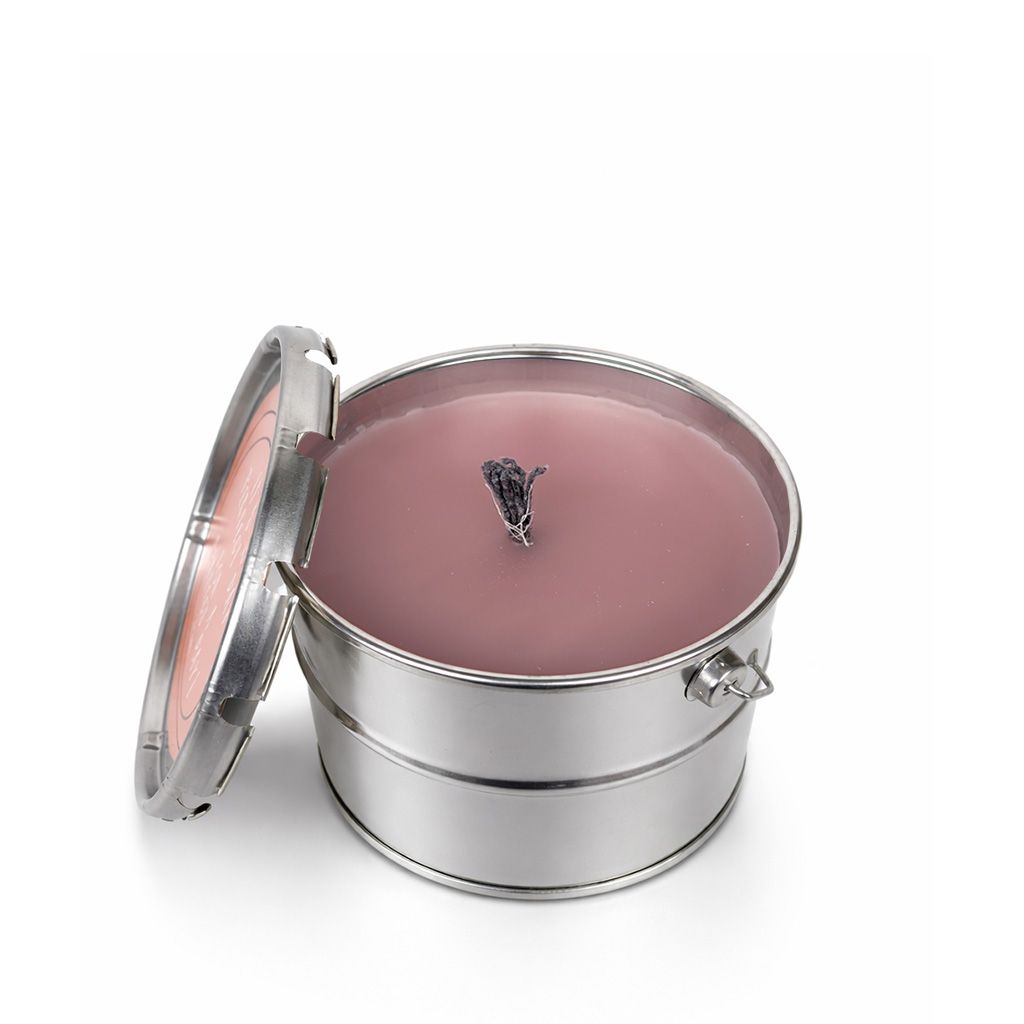 Rustik lys buitenblik pastel pink