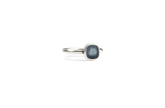 Qoss hanna ring 18 L zilver