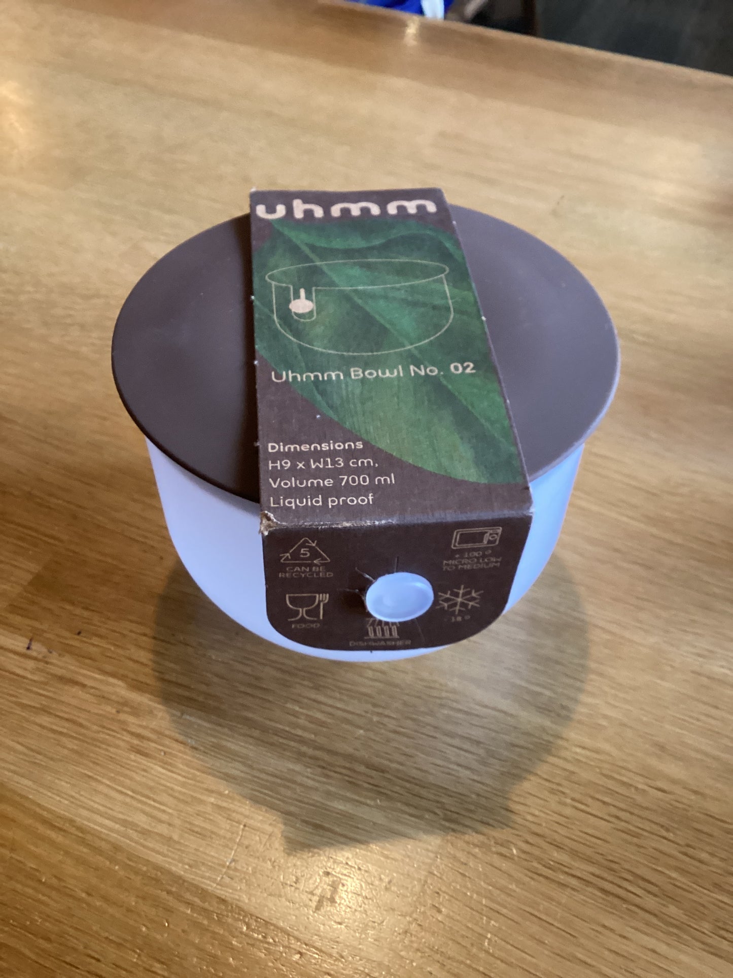Uhmm Transparant bowl 700 ml