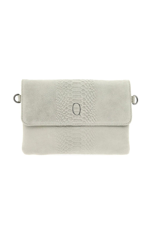 Vivian beige suede enveloptas