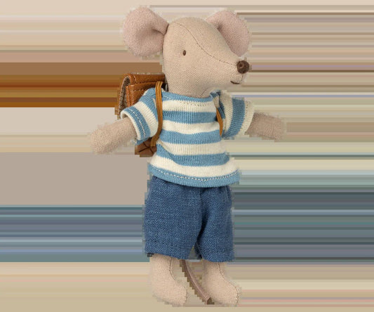 Maileg tricycle mouse big brother brown