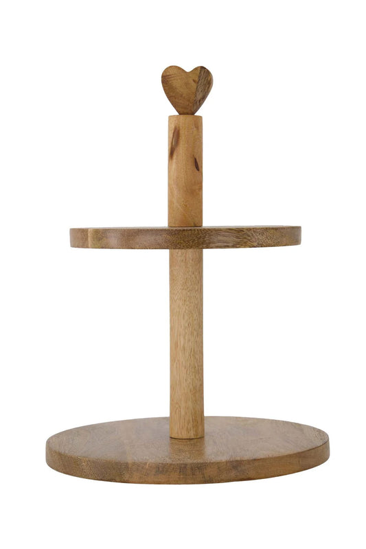 Zusss etagere hout hartje