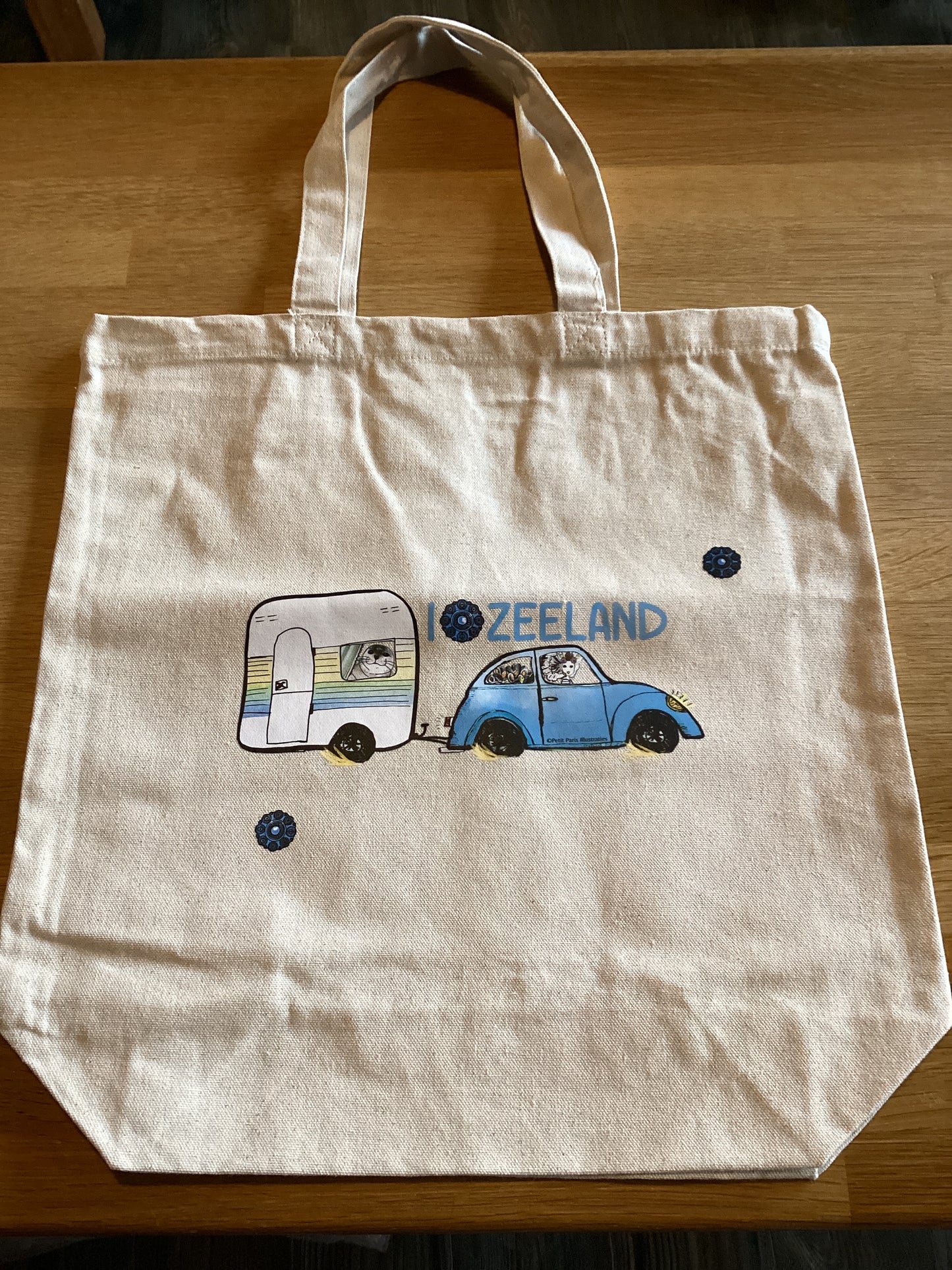 Petit paris katoenen tas caravan