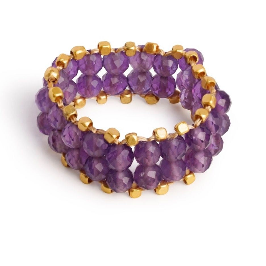 Ibu ring tash amethyst