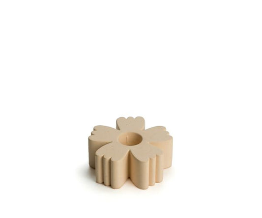 Rustik lys kandelaar concrete flower apricot