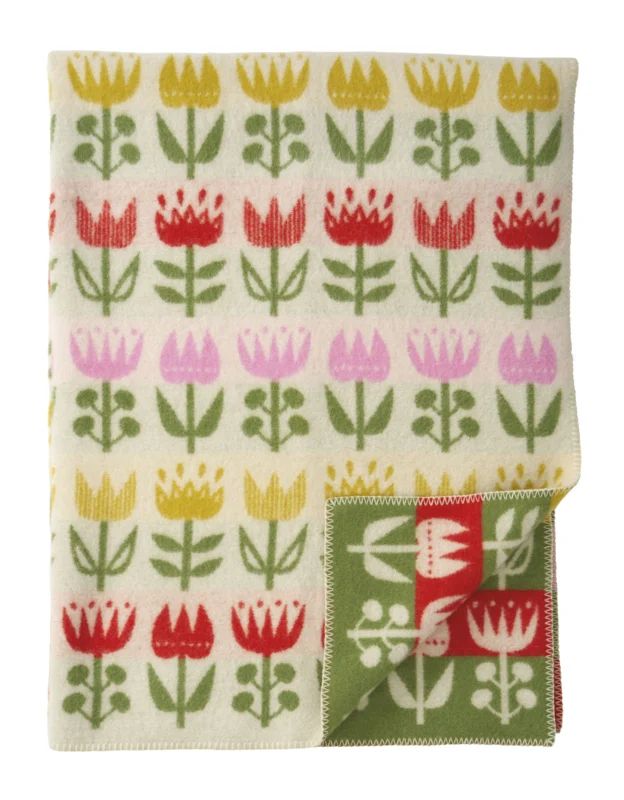 Klippan Eco wollen woondeken tulip multi
