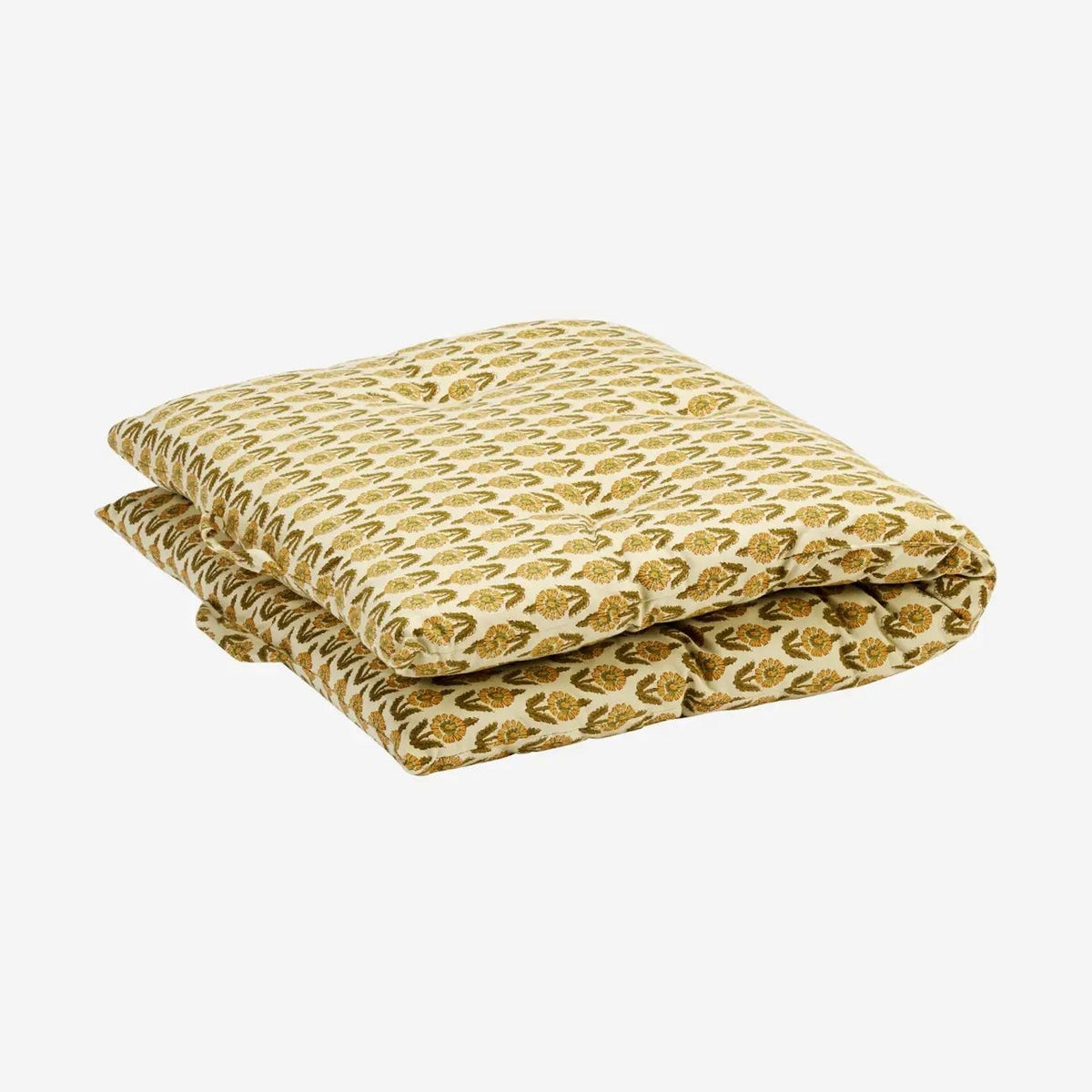Madam stoltz printed cotton mattress sunflower 60x100cm