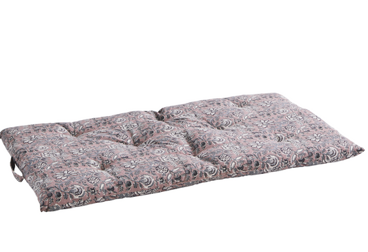 Madam Stoltz printed cotton mattress pink flower