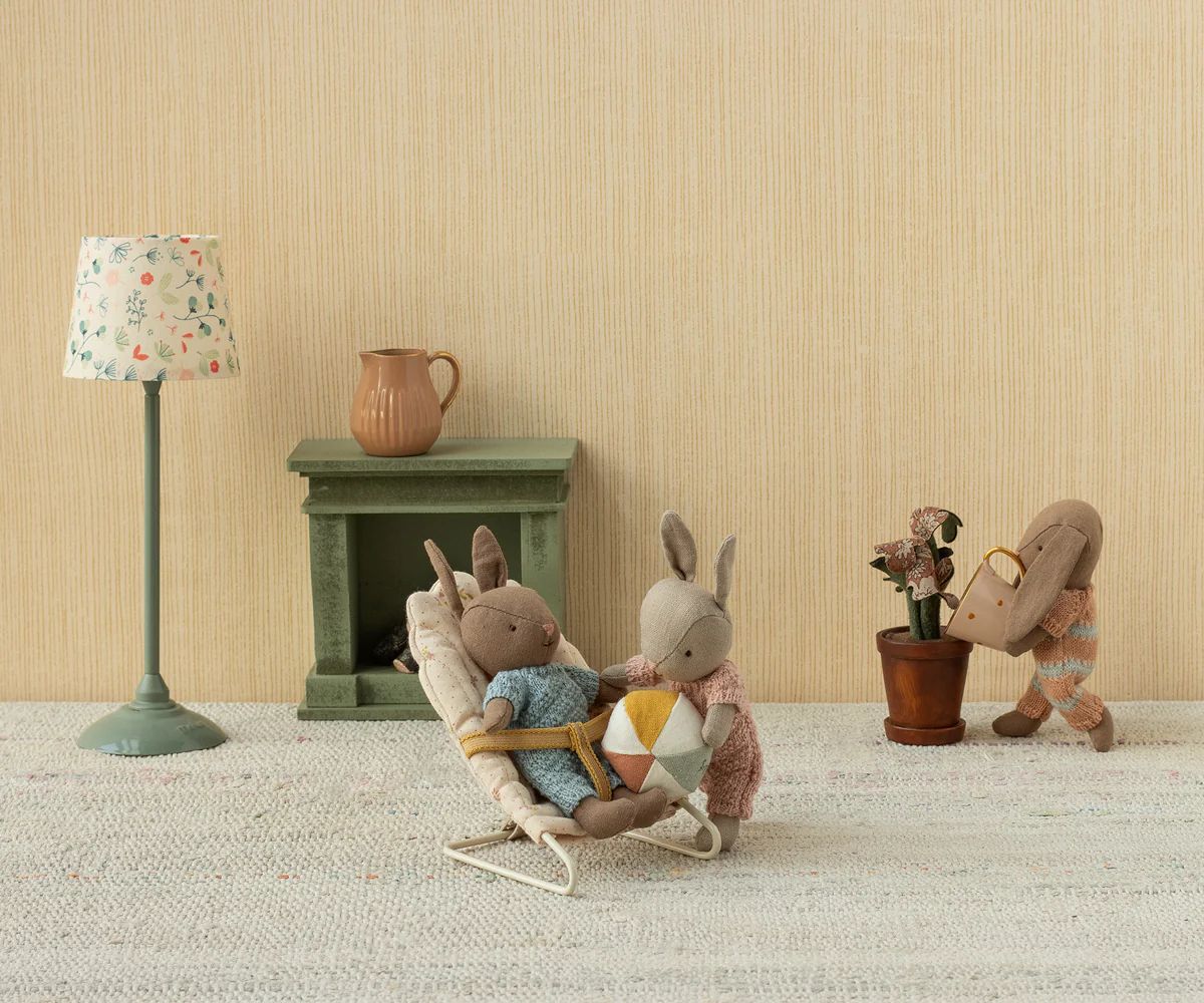 Maileg rabbit set micro sand rose