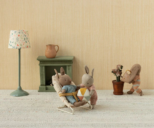 Maileg rabbit set micro sand rose