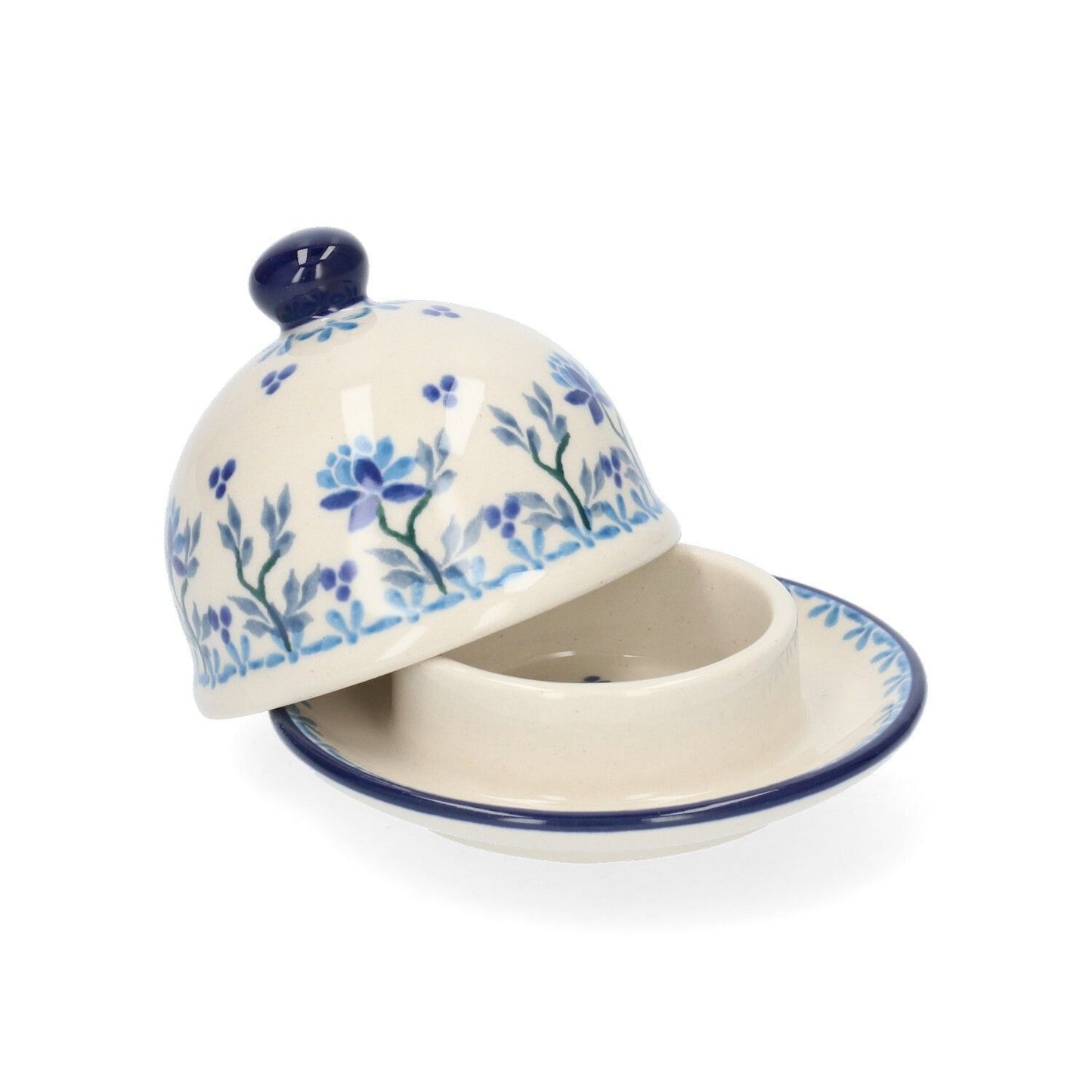 Bunzlau Castle butter dish round daydream