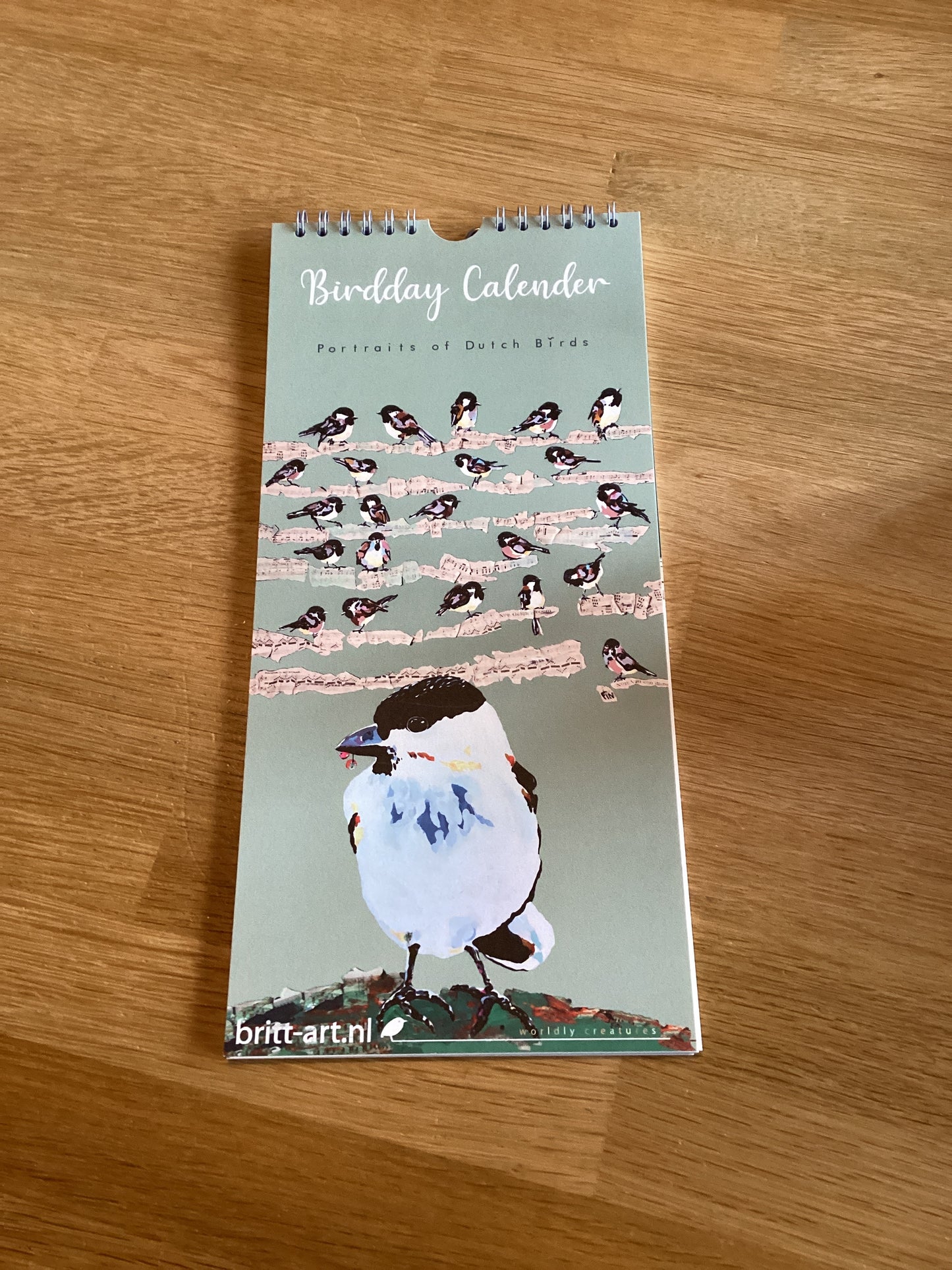 Britt-art Verjaardagskalender birdday