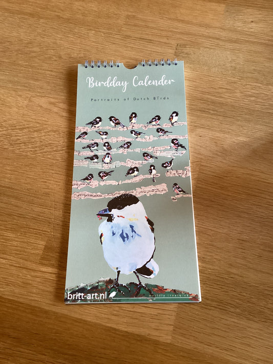 Britt-art Verjaardagskalender birdday