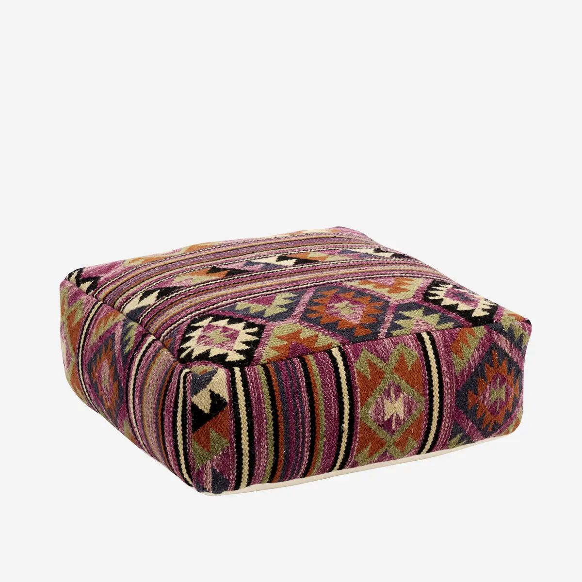 Madam stoltz poef plum PRE ORDER EIND SEPTEMBER