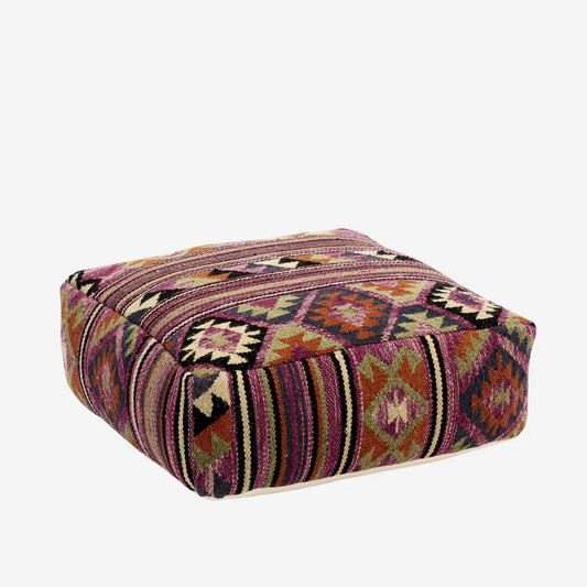Madam stoltz poef plum PRE ORDER EIND SEPTEMBER