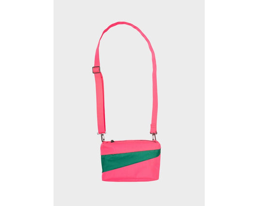 The new bum bag Fluo Pink & seaweed Small