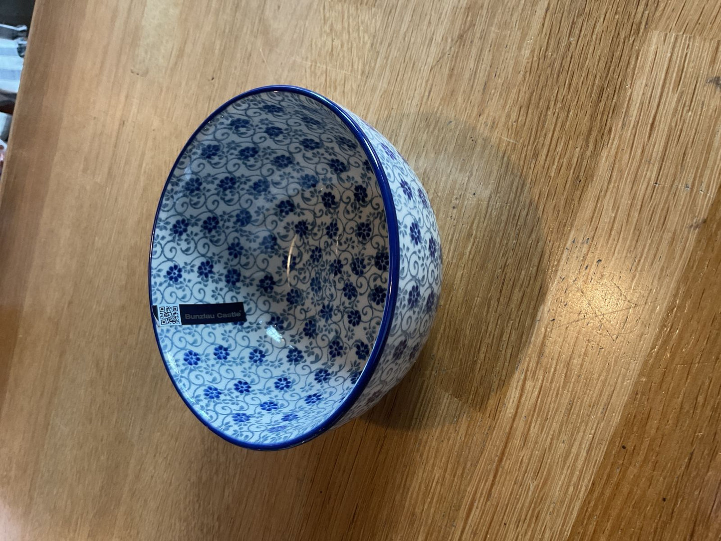 Bunzlau castle rice bowl 600 ml flower fountain