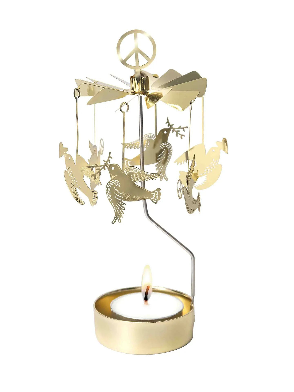 Pluto theelicht spinner peace on earth