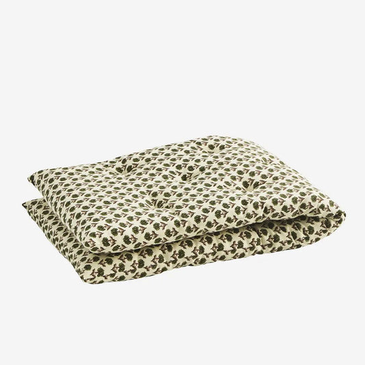 Printed cotton mattress trea