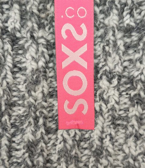 Sox3103 soxs originals laag grijze wol bubble gum 37-41