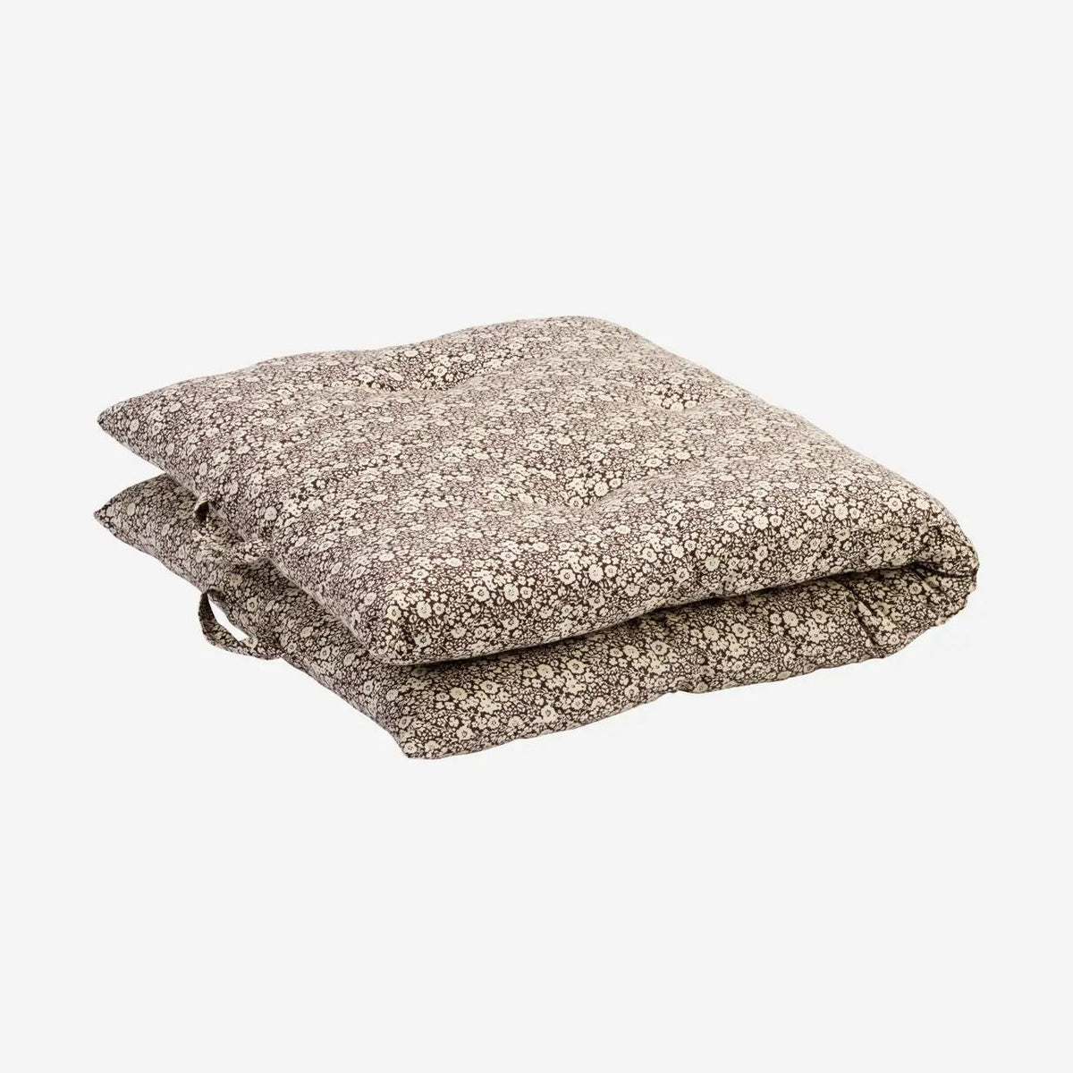 Madam stoltz printed cotton mattress maroon flower 60x100cm