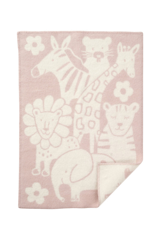 Klippan wiegdeken picnic roze