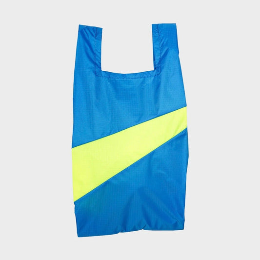 Susan Bijl the new shopping Bag Wave & Fluo Yellow MEDIUM