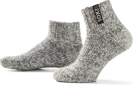 Sox3136 soxs originals laag grijze wol jet black 37-41