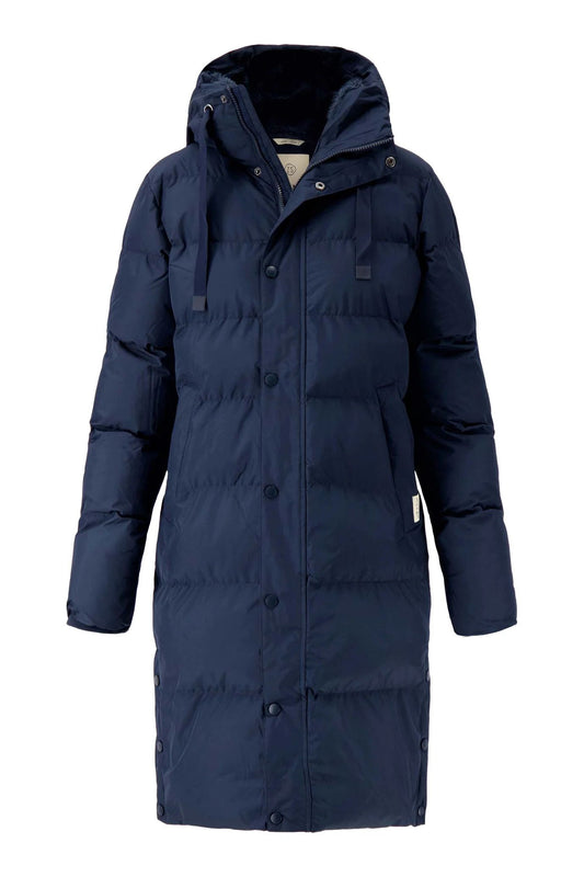 Zusss bubblecoat met teddy details night blue