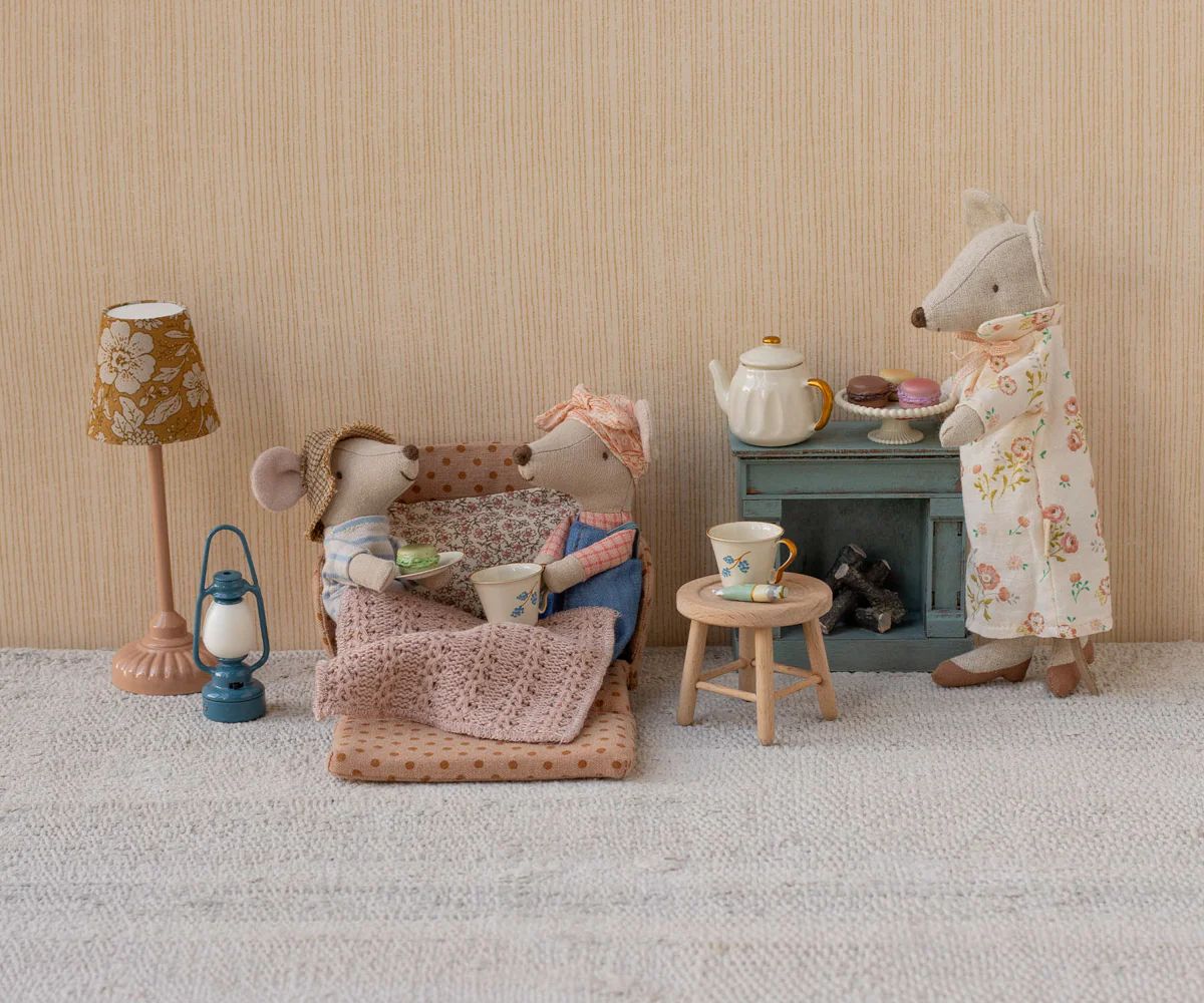 Maileg sofa bed mouse dots