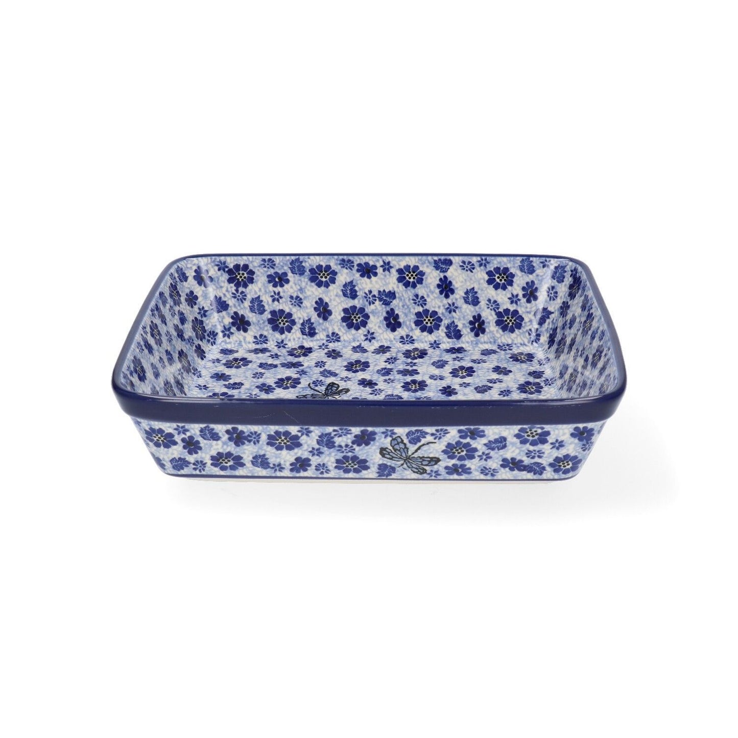 Oven dish rectangular 1880 dragonfly