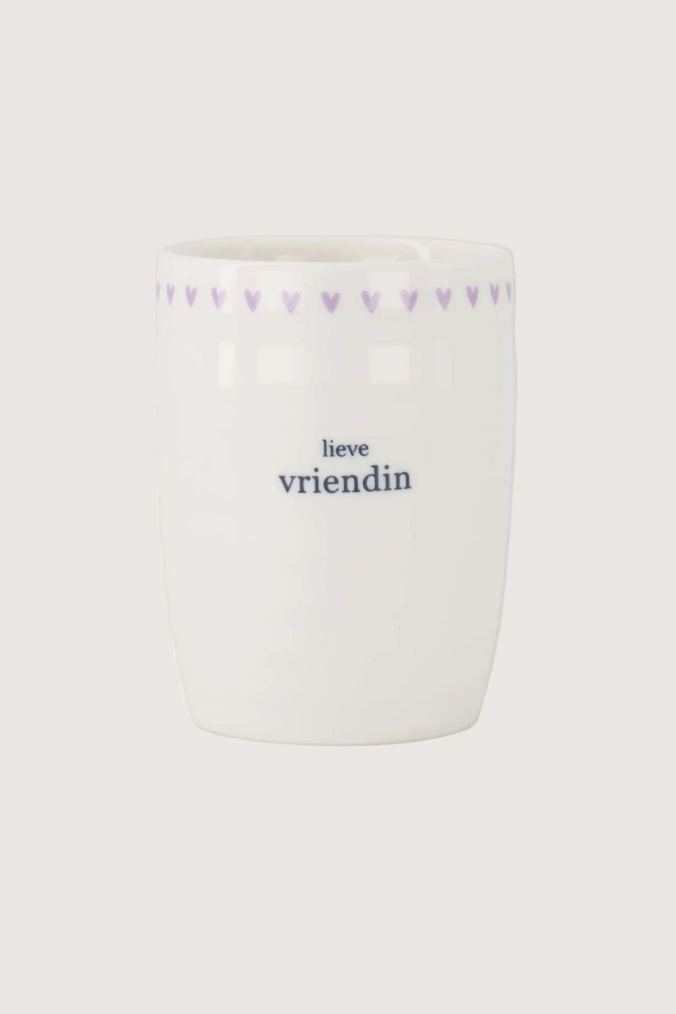 Zusss lieve vriendin  wit lila one size