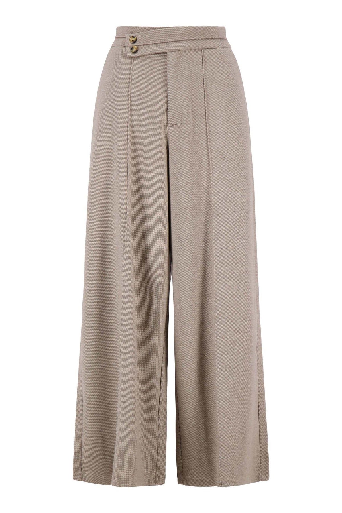 Zusss Twill broek met stretch schuine band