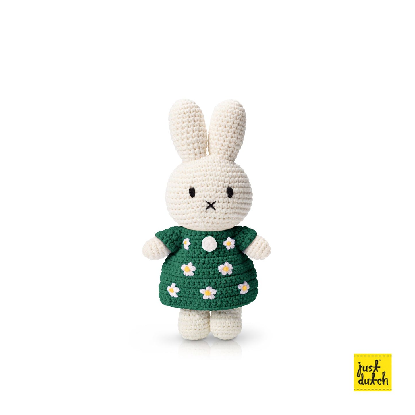 miffy / nijntje handmade and her green flower dress