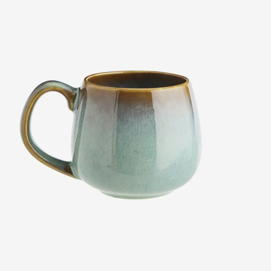 Madam Stoltz stoneware mug green