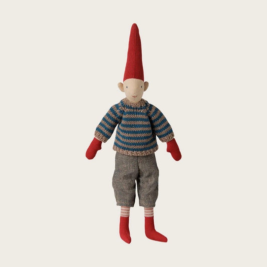 Maileg pixy size 2 boy striped knitted sweater