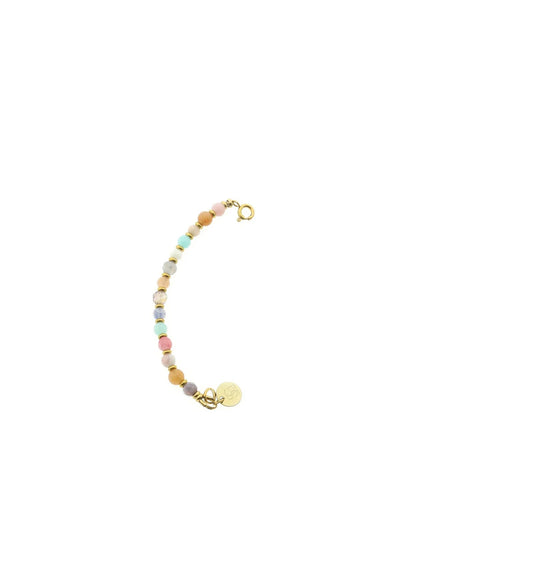 Solid Gold connector bracelet 4mm