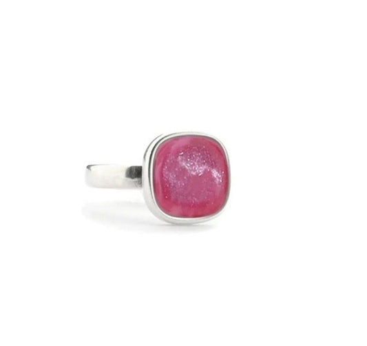 Qoss lena ring 20 xxl zilver