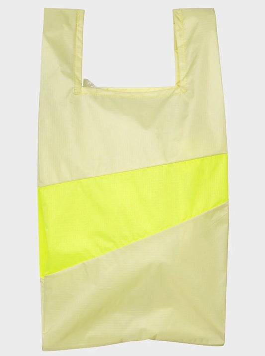 Susan Bijl the new shopping bag Joy & Fluo Yellow LARGE