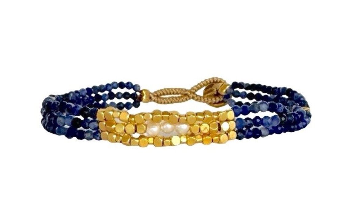 Ibu bracelet lulu lily blue sodalite