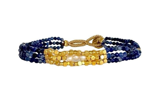 Ibu bracelet lulu lily blue sodalite