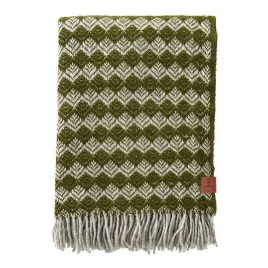 Klippan Tuva moss/naturel grey 60% swedish wool 40% lambswool