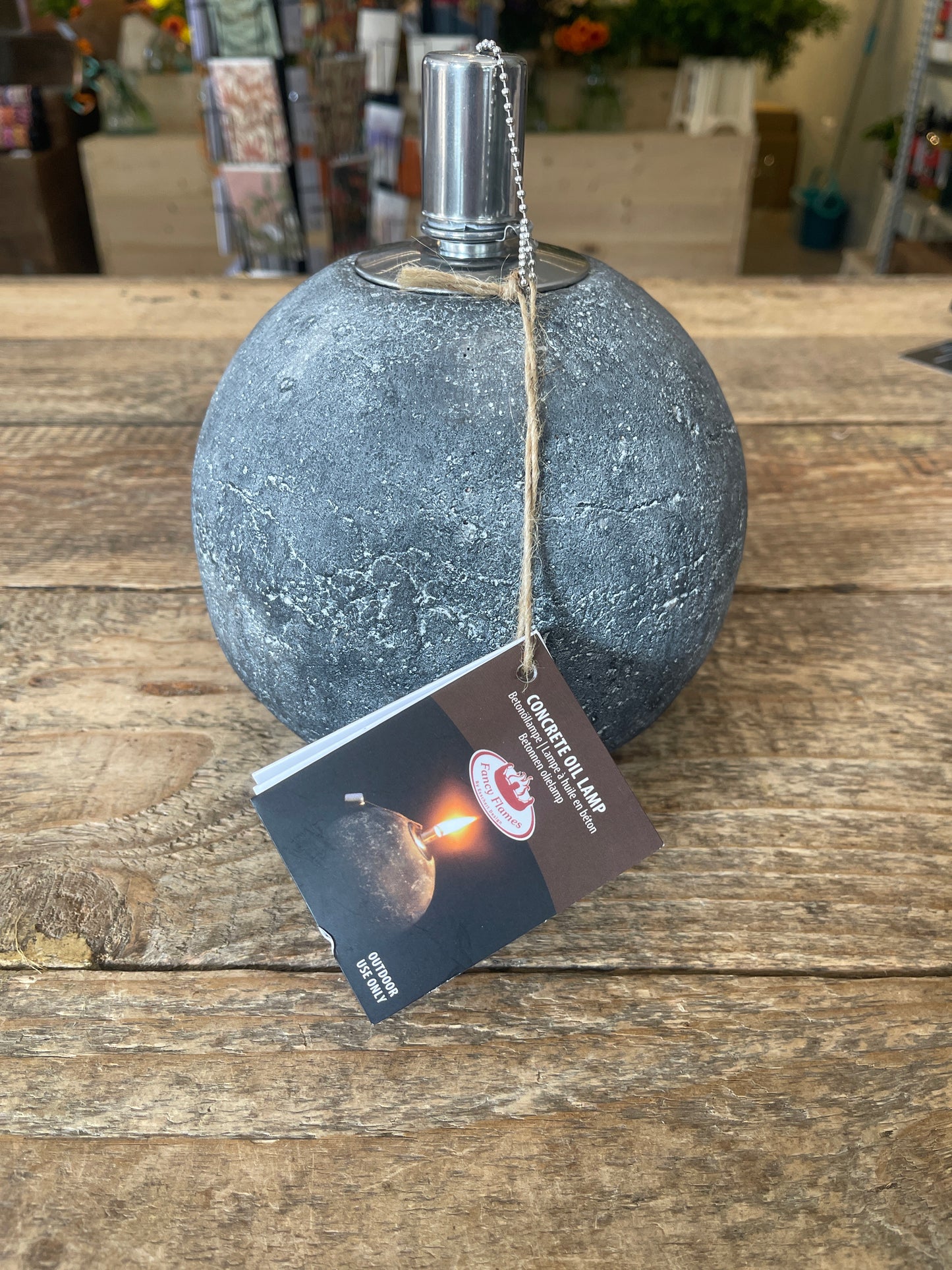 Olielamp Beton L