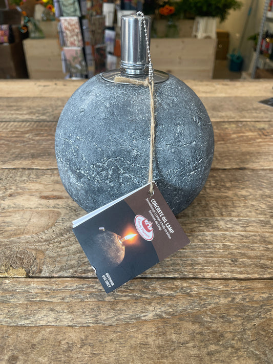 Olielamp Beton L