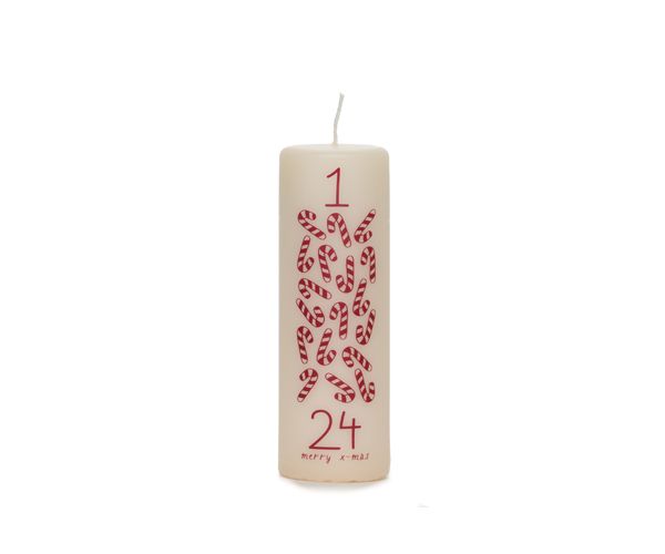 adventkaars pilaar candy cane